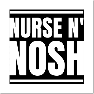 Registered Nurse's Love for Cooking: The Perfect Gift in Nurse n' Nosh Apparel! Posters and Art